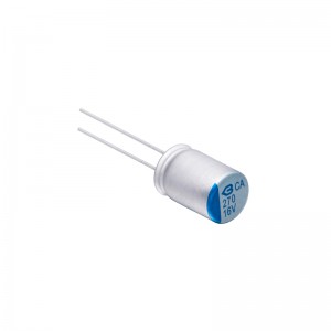 Radial Conductive Polymer Solid Capacitors Series CA