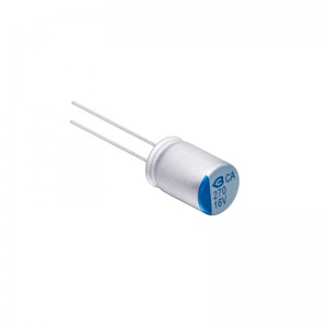 Radial Type Conductive Polymer Electrolytic Capacitors CA Series