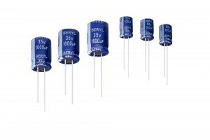 MINIATURE ALUMINUM ELECTROLYTIC CAPACITORS RF Series