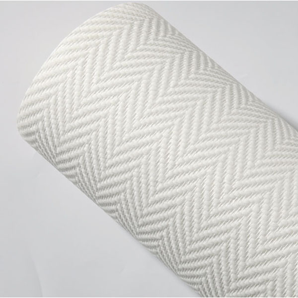 Malbar tekstil hvit klassisk mønster fiberglass veggbelegg for veggdekorasjon Utvalgt bilde