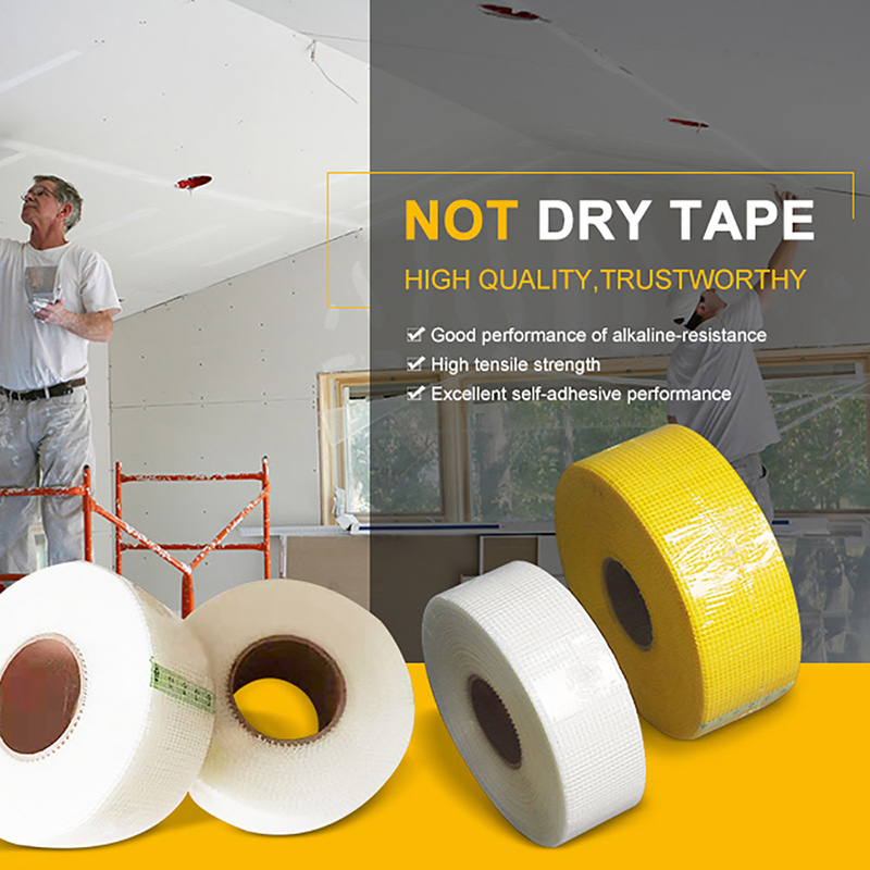 High tensile strength glass fiber drywall tape for holes repair
