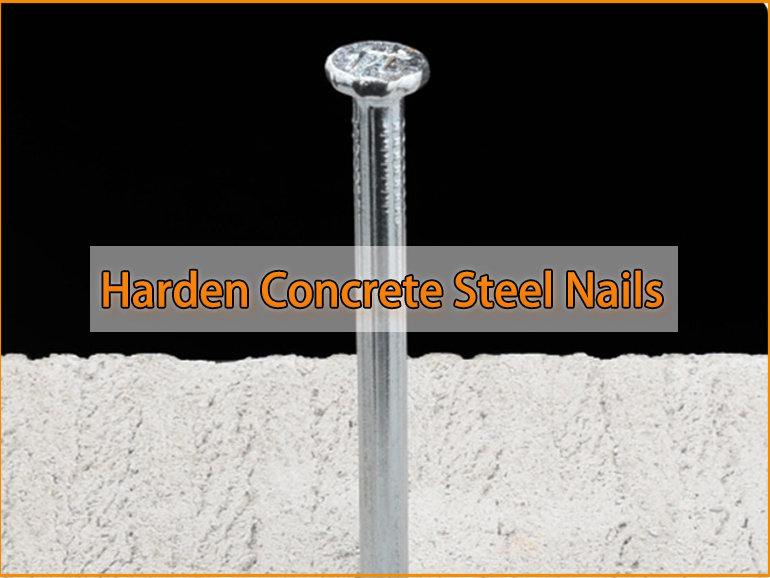 Zinc Concrete Nail Manufacturer #45/55 Steel Concrete Nail