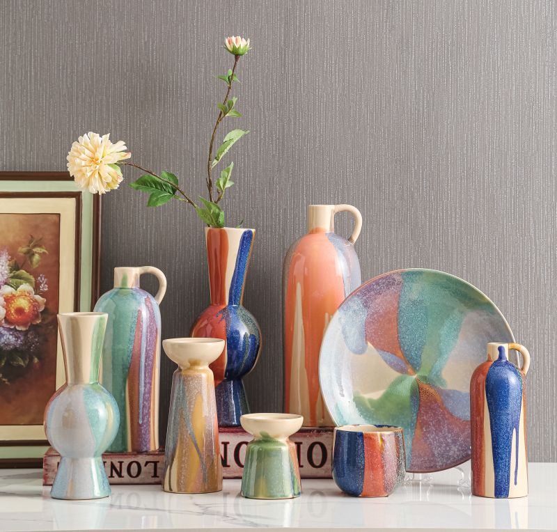 Супер модерни многоцветни предмети за домашен декор Представено изображение