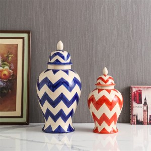 Geometric Pattern Modernong Ceramic Home Decorative Items