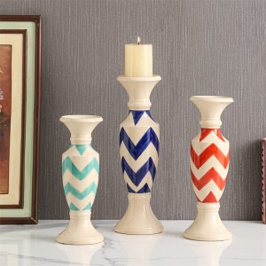 Модерни керамични декоративни предмети за дома с геометричен модел