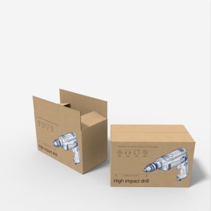 यूव्ही शाईने मुद्रित केलेले पॉवर टूल्स ड्रिल शिपिंग बॉक्स