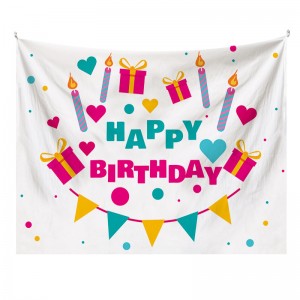 Party Supplies Party Tapestry Banner Wall Background  Decoration Birthday Tapestry