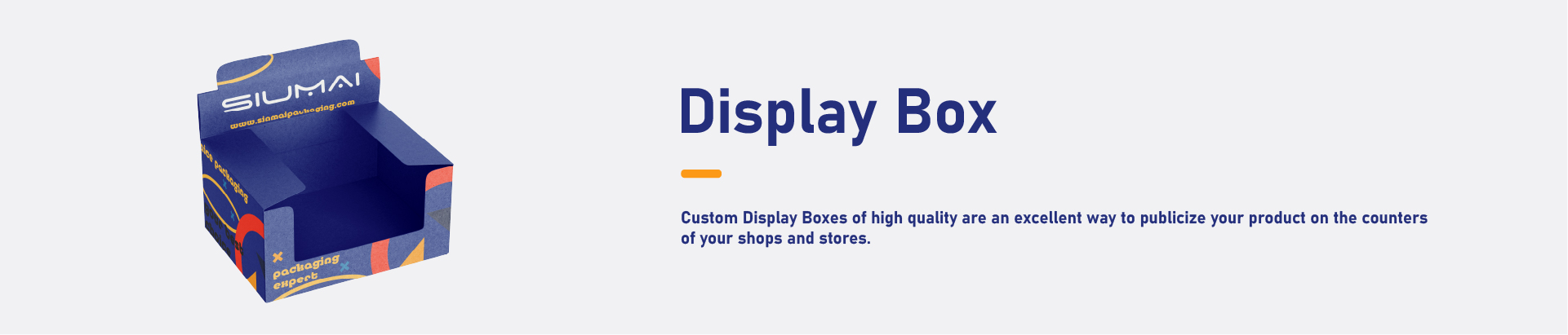 Custom Cardboard Display Box Packaging