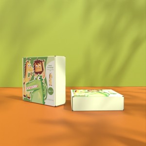 Двострано печатење Поштенски кутии за играчки со исечени хартија