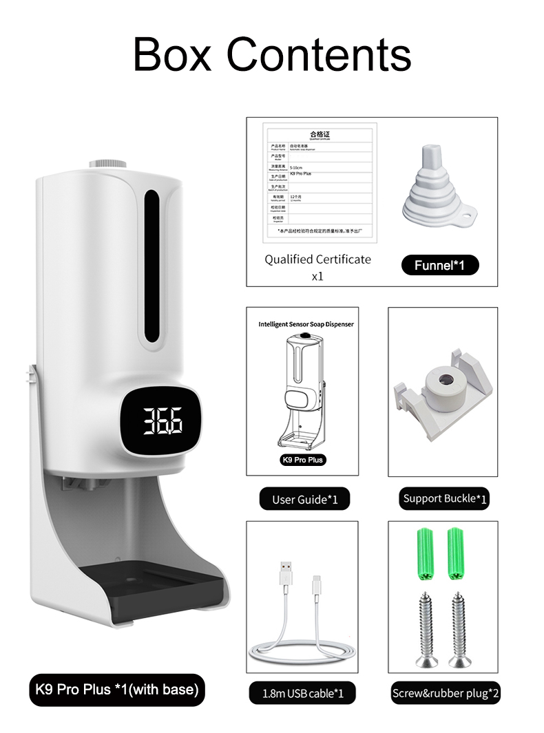 Automatic Soap Dispenser with Wifi Supported by Tuya App