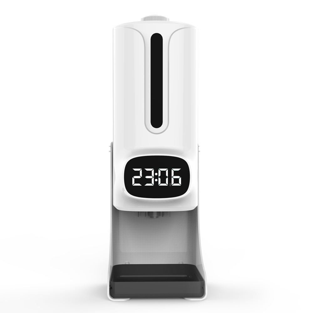 Touchless Hand Sanitizer Dispenser 1200ml with Visible Clock