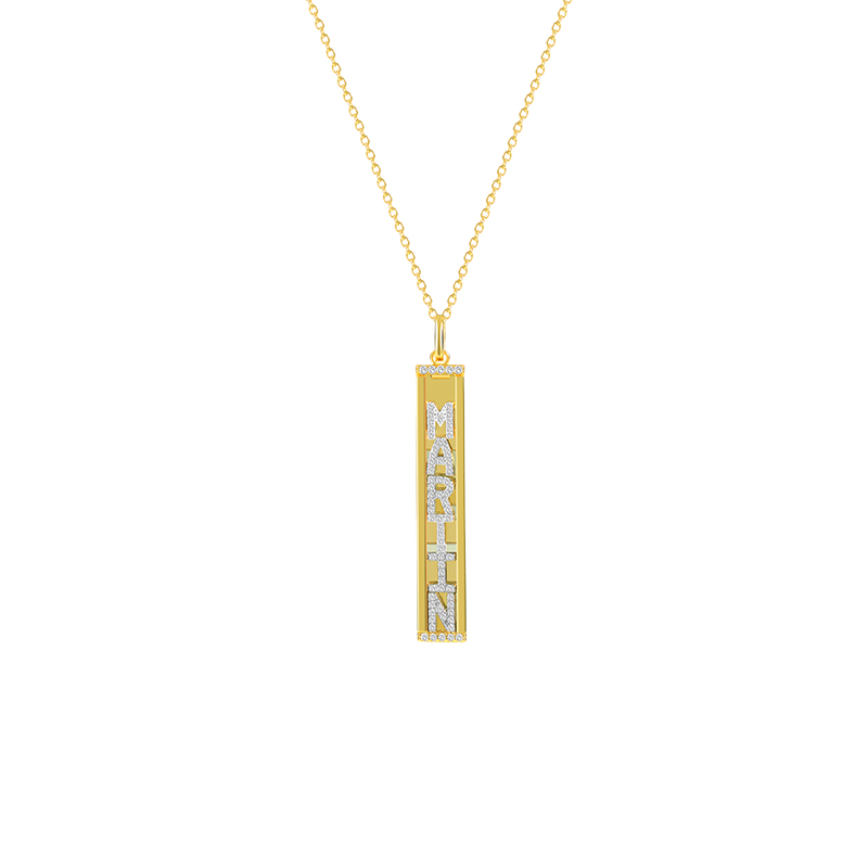 Slide Charms Gold Necklaces