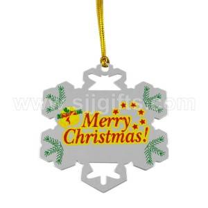 Etched Through Christmas Ornament