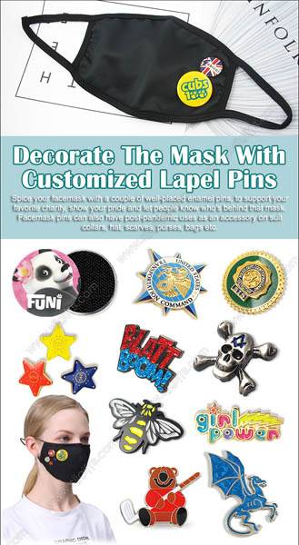 Decorate The Mask With Customized Lapel Pins