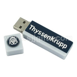 Minkštas PVC USB