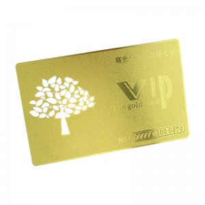 Металічная картка / металічная VIP-картка ўдзельніка / металічная візітоўка / металічная картка з імем