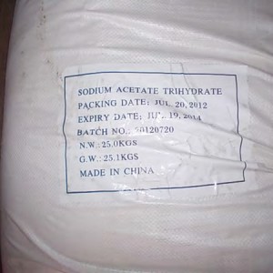 Natria Acetato Trihidrato CAS No.6131-90-4