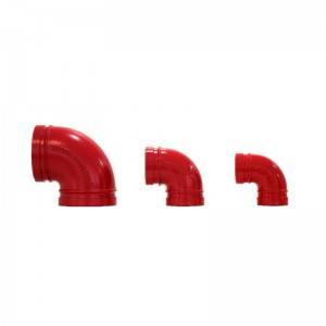 FM/UL Fire Fighting Ductile Iron Grooved Pipe Fittings dan Grooved Coupling
