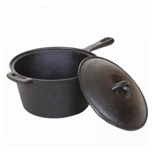 cast iron sauce pan