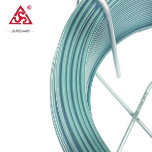 Algemiene kleuren beskikber foar PVC-coated draad binne grien en swart