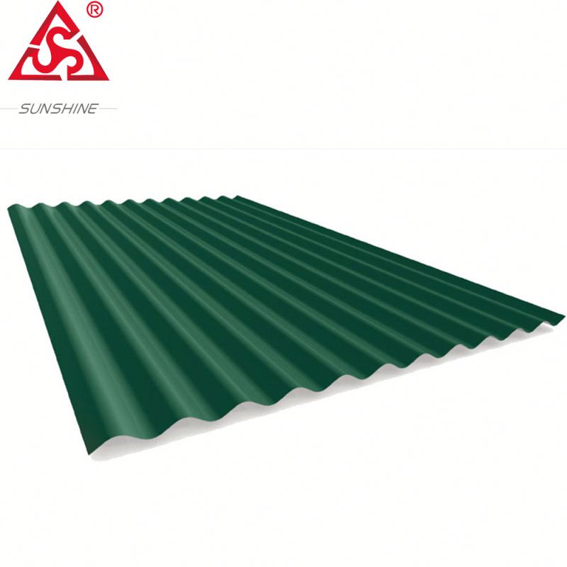 Cheap corrugated color coated steel roofing galvanized sheet