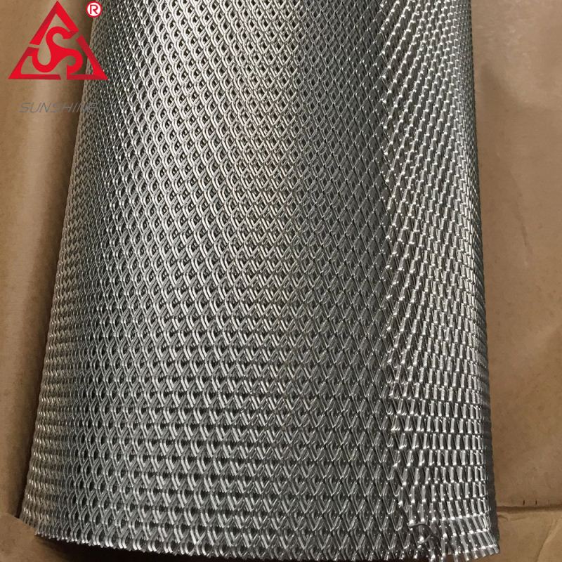 Malla metálica de malla expandida de aluminio de seguridade