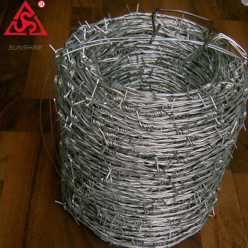 High Quality Barbed Wire Price Per Roll Galvanized Barbed Wire
