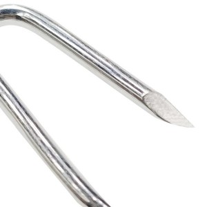 Qalîteya Bilind a Nû Dorable Best Price Galvanized Electro-Galvanized Bevel Tip 2.7*25 Common U Shaped Nails