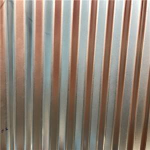 Pepa kaupaku metala zink corrugated i loko o ka pepa galvanized coil