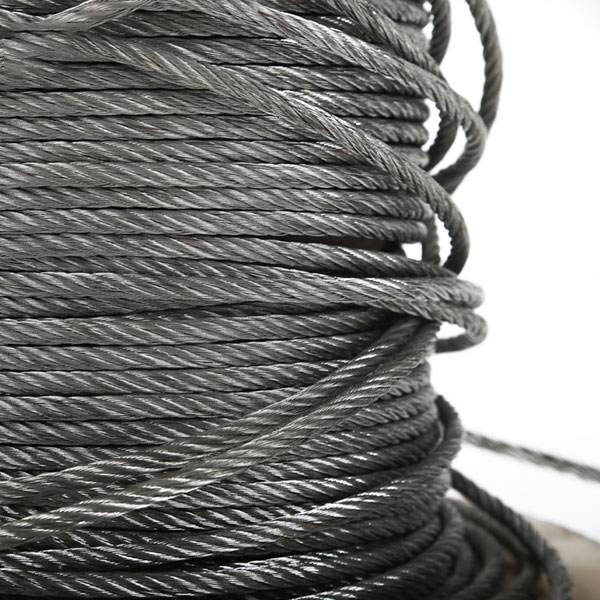 Cables de arame galvanizado por inmersión en quente 6×19+FC 1000m Imaxe destacada