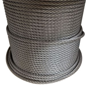 Cable de aceiro estándar IWRC de 29 mm 6×19