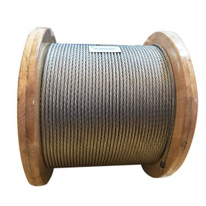 ブランク コーティングされたスチール ケーブル /galvanized ワイヤー ロープ
