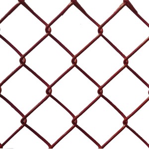 Komplet lančane ograde u boji uključuje sve dijelove po izboru smeđe boje
