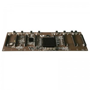 اللوحة الأم HM65 847 BTC65 التعدين 8 فتحات بطاقة ذاكرة DDR3