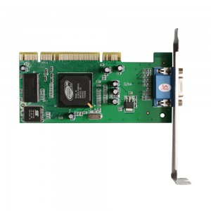 გრაფიკული ბარათი VGA PCI 8MB 32 ბიტიანი დესკტოპ კომპიუტერის აქსესუარი მრავალ მონიტორი ATI Rage XL 215R3LA