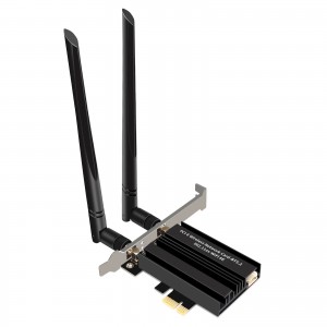 3000Mbps BT 5.2,802.11AX Tri-Band Wireless Network Adapter foar Desktop PC Gaming