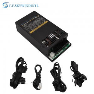 TFSKYWINDINTL 100-240v 400W full modulær 1U Flex PC gaming strømforsyning