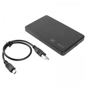2.5″ HDD-Enfermaĵo Ekstera Portebla USB 3.0 2.5-cola HDD-Kasto