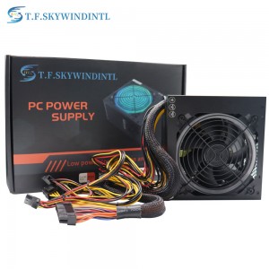TFSKYWINDINTL New ATX 400W RGB Computer Power Supply PSU 80 Plus Certified Power Supply Ho an'ny Gaming