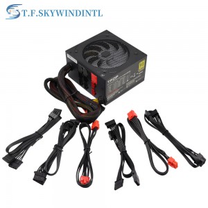Voeding 1000W Voor Gaming PC Moulder PSU Stroombron Voor GPU PC Gaming ATX Case Pc Lettertype