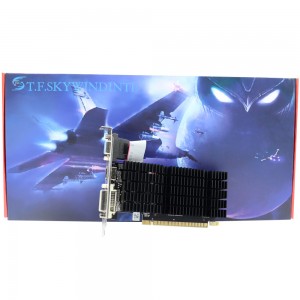 TFSKYWINDINTL Gaming GeForce GT 710 2GB GDRR3 64-bitine HDCP tugi DirectX 12 OpenGL 4.5 ühe ventilaatoriga madala profiiliga graafikakaart
