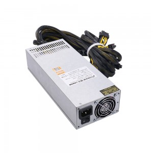 12V 2U 2500W 10*6Pin Single-Channel Power Supply Stille Computer Mining Chassis Server Switch Power Supply foar BTC Miner