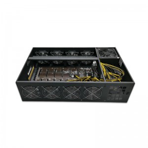 B75 B85 Motherboard Pertambangan Server Case Chassis pigura Full Set