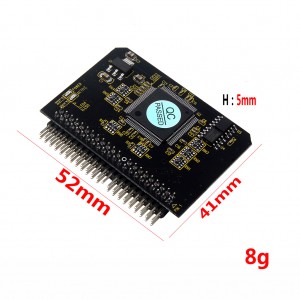 NUWE Micro SD na 2.5 44pin IDE Adapter Reader TF KAART na ide vir skootrekenaar