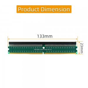 Pöytätietokone DDR5 DC 1.1V 288Pin UDIMM-muisti RAM Test Protect Card -sovitin PC-tietokoneelle