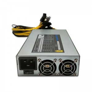 3000W Mining PC Power Supply 8GPU kort 160-265V ATX ​​Mining Bitcoin Power Supply fyrir BTC Machine Bitcoin