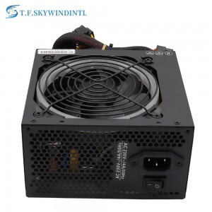 Ново 500W ARGB компютърно захранване за захранване за игри Тих rgb вентилатор 24pin 12V ATX ​​захранване за настолен компютър