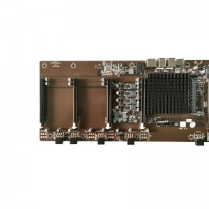 HM65 847 മദർബോർഡ് BTC65 മൈനിംഗ് 8 കാർഡ് സ്ലോട്ടുകൾ DDR3 മെമ്മറി