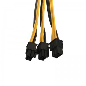 6Pin Server Power Supply Cable Pcie Express Para sa Antminer S9 S9I Z9 Para sa P3 P5 Support Miner PSU