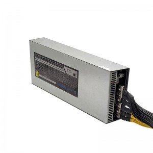 منبع تغذیه کامپیوتر ماینینگ 3300 وات 8GPU Card160-265V ATX ​​Mining بیت کوین منبع تغذیه برای ماشین BTC بیت کوین